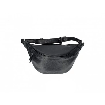 Valódi bőr női oldaltáska fekete színben TR247 Black