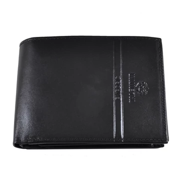 Emporio Valentini férfi bőr pénztárca fekete színben 563261 Black