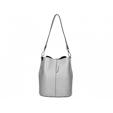 Valódi bőr női válltáska szürke színben S7220 Gray