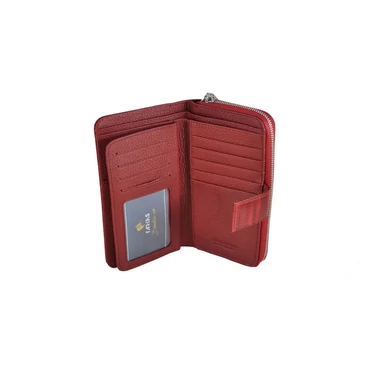 Lakk női bőr pénztárca 0117 Grey