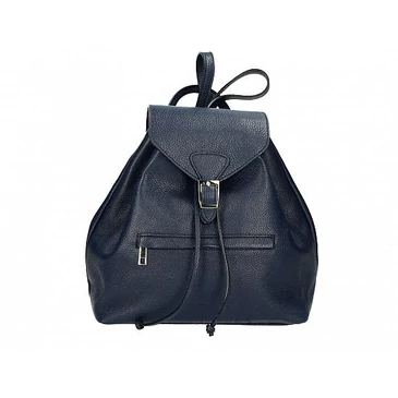 Valódi bőr női hátizsák sötétkék színben S7223 BlueNavy