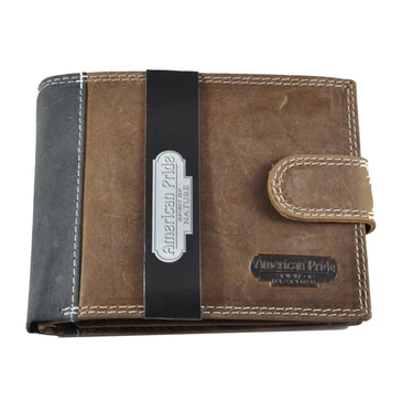 Férfi bőr pénztárca barna színben 7111 Brown