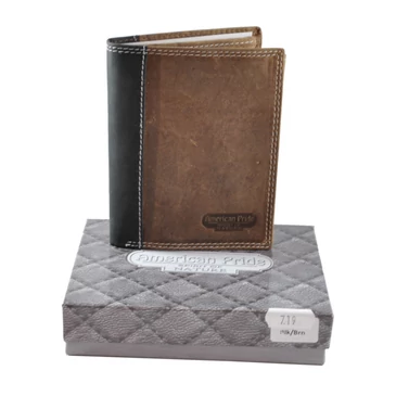 Férfi bőr pénztárca barna színben 719 Brown