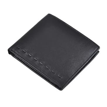 Férfi bőr pénztárca fekete színben 73216 Black