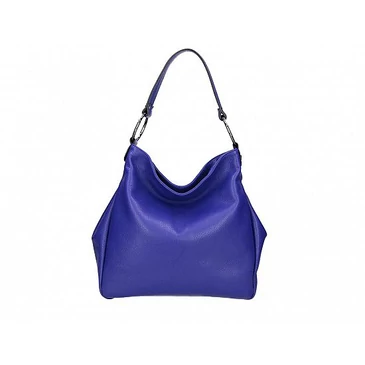 Valódi bőr női válltáska royalkék színben S7192 Bluette