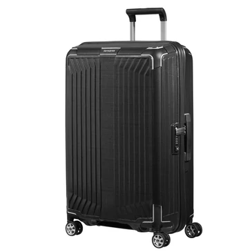 Samsonite Lite-Box Spinner Bőrönd 69 cm Black 10 év garancia