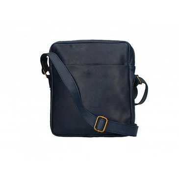 Valódi bőr férfi válltáska kék színben TR195 Blue