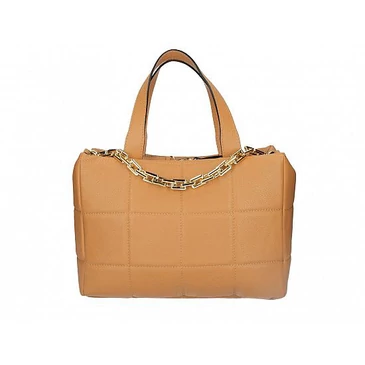 Valódi bőr női Táska Konyak