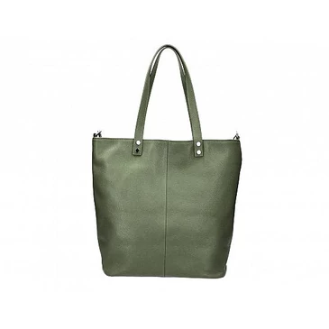 Valódi bőr női táska zöld színben S7190 MilitaryGreen