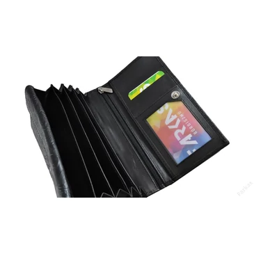 Divatos bőr női pénztárca fekete színben 8670.4.2 Black