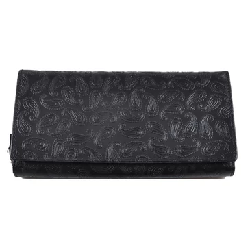 Divatos bőr női pénztárca fekete színben 8671.4.1 Black