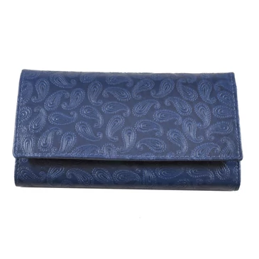 Divatos bőr női pénztárca 8672.4.1 Blue