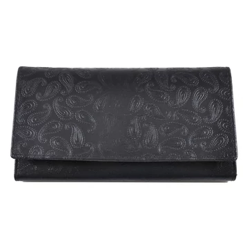 Divatos bőr női pénztárca fekete színben 8672.4.1 Black