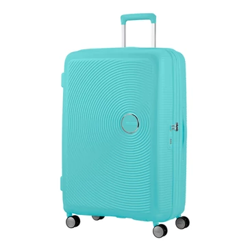American Tourister Soundbox bővíthető, négykerekű nagy bőrönd 77