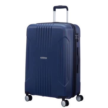 American Tourister Tracklite Spinner Bővíthető Bőrönd 67cm DarkNavy 3 év garancia