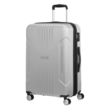 American Tourister Tracklite Spinner Bővíthető Bőrönd 67cm Silver 3 év garancia