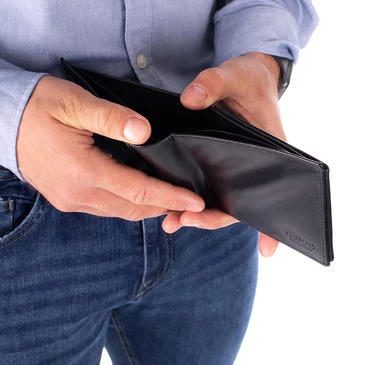 GIULIO valódi bőr férfi pénztárca díszdobozban RFID rendszerrel ( 8 kártyatartó )+