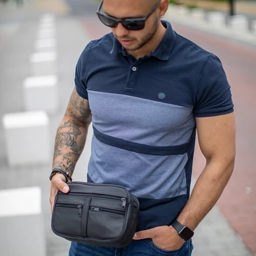 Valódi bőr autóstáska egyrészes