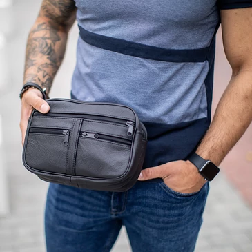 Valódi bőr autóstáska egyrészes