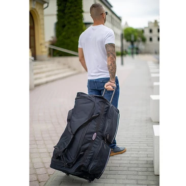 Gurulós utazó táska 80 cm XXL méret fekete színben
