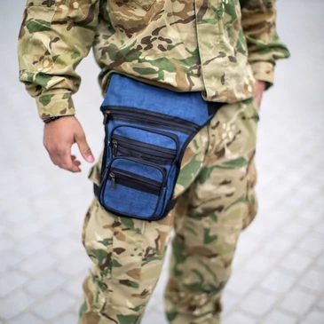 Sötétkék színű combtáska 0503-blue