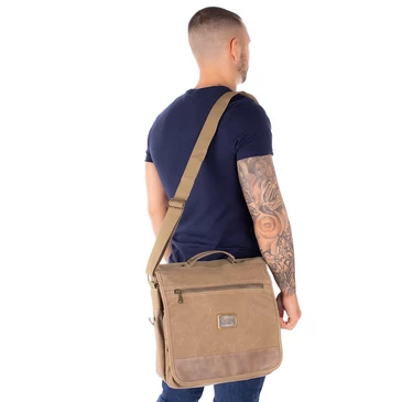 Aoking férfi Válltáska T9639 Camel