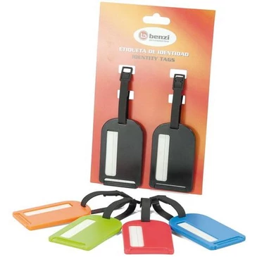 BZ-4066 Benzi bőröndcímke Kék