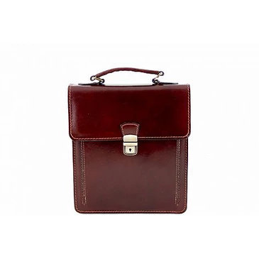 Valódi bőr férfi oldaltáska barna színben