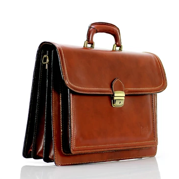 Valódi bőr aktatáska 3 részes 