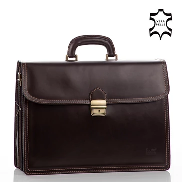 Valódi bőr aktatáska 3 részes 
