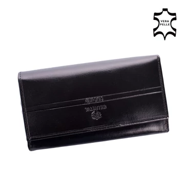 Emporio Valentini bőr pénztárca fekete színben 563-329