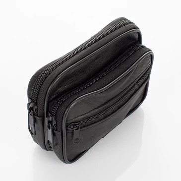 Valódi bőr övre fűzhető táska