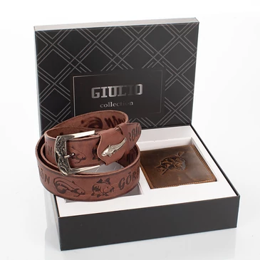 GIULIO horgász pénztárca és horgász öv ajándékcsomag 