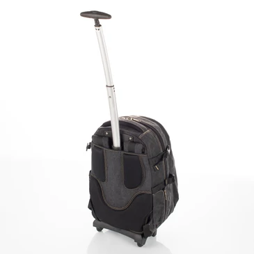 Ultraerős Aoking gurulós hátizsák fekete színben