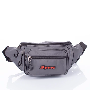 5 zsebes övtáska szürke színben 