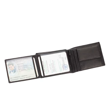 Valódi nappa bőr férfi pénztárca RFID védelemmel