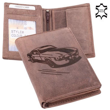 Autós bőr pénztárca díszdobozban 5700H-car