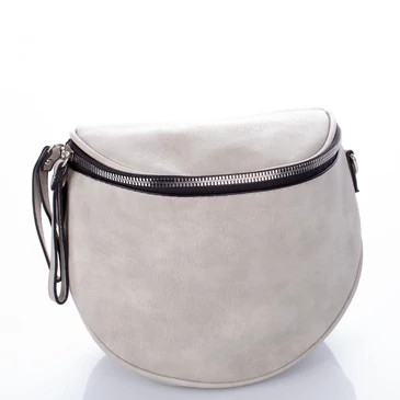 Keresztpántos női oldaltáska szürke színben 76201 Grey