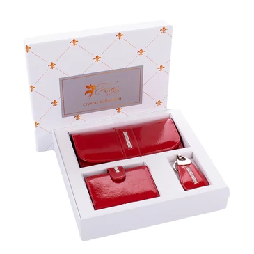 Fairy Crystal köves pénztárca kártyatartó kulcstartó ajándékcsomag