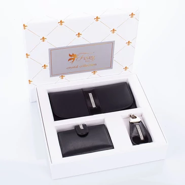 Fairy Crystal köves pénztárca kártyatartó kulcstartó ajándékcsomag