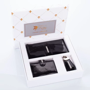 Fairy Crystal köves pénztárca kártyatartó kulcstartó ajándékcsomag