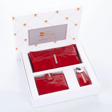 Fairy Crystal köves pénztárca kártyatartó kulcstartó ajándékcsomag