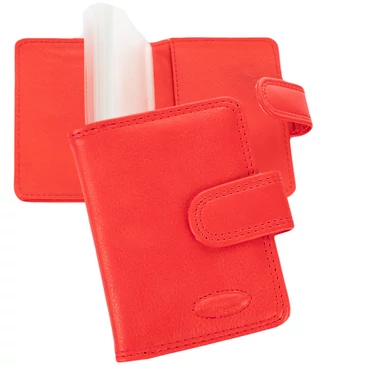 Kártyatartó piros színben