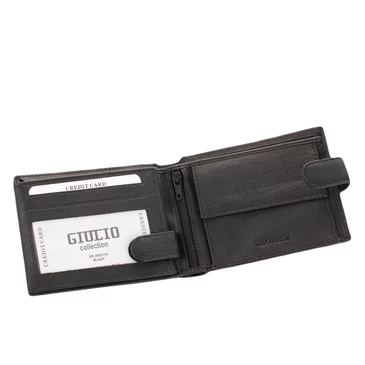 Motoros bőr férfi pénztárca díszdobozban