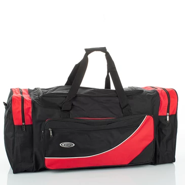 Sporttáska/Utazótáska XXXL méret fekete-piros színben
