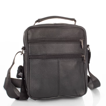  Valódi bőr férfi oldaltáska barna színben