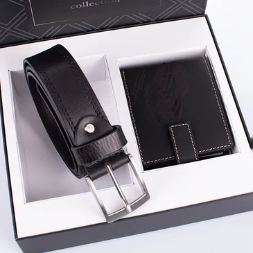 GIULIO autós pénztárca és öv ajándékcsomag