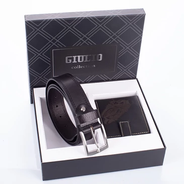 GIULIO motoros pénztárca és öv ajándékcsomag
