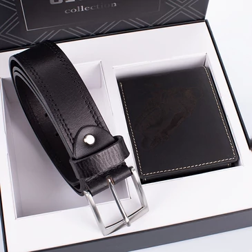 GIULIO motoros pénztárca és öv ajándékcsomag