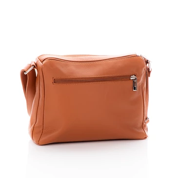 Valódi bőr női oldaltáska barna színben